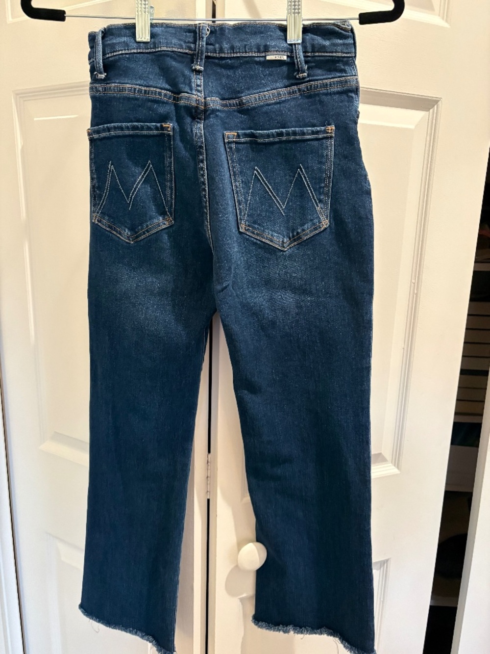 Mother jeans raw hem size 26